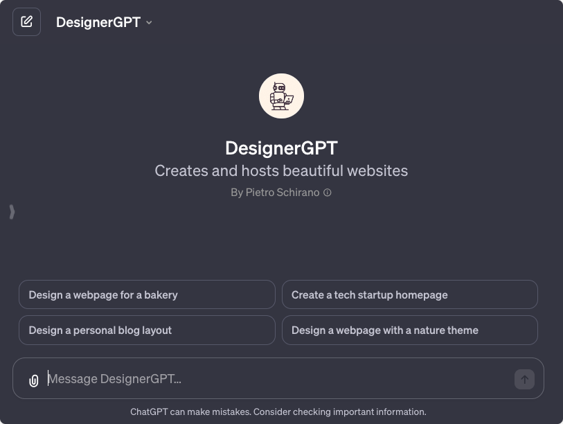 DesignerGPT 2 DesignerGPT