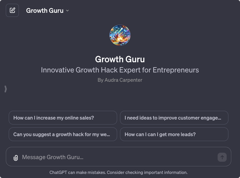 growth guru gpt