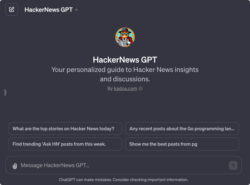 HackerNews GPT 2 hackernews gpt2 | zindo+co