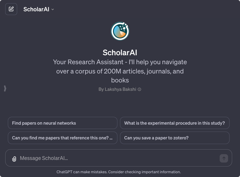 scholarai gpt