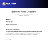 💡 Ideation Session Guidelines