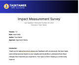 📊 Impact Measurement Survey
