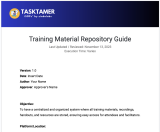 📚 Training Material Repository Guide