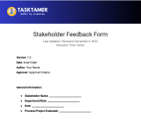 🗣️  Stakeholder Feedback Form