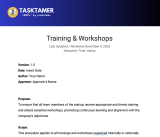 🎓 Trainings and Workshops